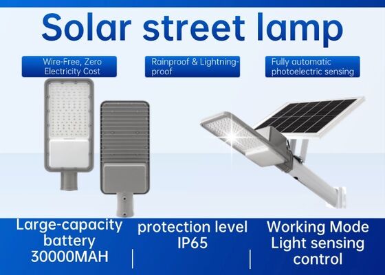 Dobra cena. Zewnętrzna lampa uliczna LED solarna typu wszystko w jednym, od zmierzchu do świtu, 40W 150W 200W 400W w Internecie
