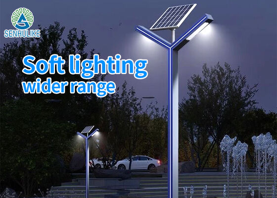 Dobra cena. Zewnętrzna lampa solarna LED do ogrodu, zintegrowana, inteligentna, IP65, 60W w Internecie