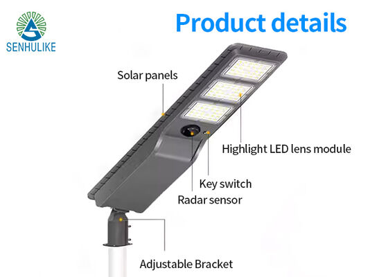 İyi bir fiyat. Ultra Parlak Güneş Enerjili LED Sokak Lambaları Avlu Güneş Işıkları Su Geçirmez çevrimiçi