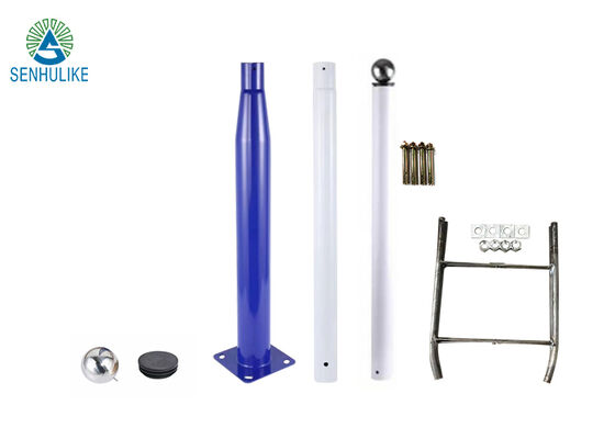 Good price Outdoor Straight Solar Street Lamp Pole Monitoring Bracket Vertical Pole Split Pole online