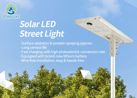 Good price LED Solar Street Light 5054 Beads IP66 Waterproof, Dusk to Dawn Automatic Lighting with Light & Time Control online