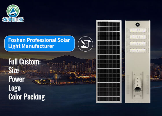 Giá tốt. Đèn đường LED năng lượng mặt trời tất cả trong một, Tấm pin Monocrystalline Hiệu suất cao, Sạc nhanh, Pin bền lâu trực tuyến