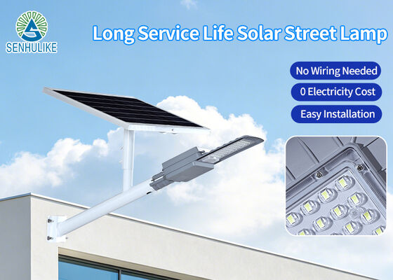 Un buon prezzo. Lampione solare a LED ad alta luminosità, lampada da esterno a induzione a microonde a risparmio energetico, illuminazione automatica dal tramonto all'alba in linea