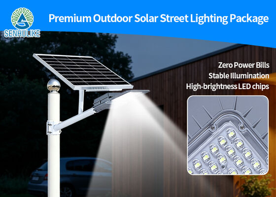 Good price IP65 Solar Powered LED Street Light, Anti-Rust Aluminum Alloy Outdoor Lamp,High Conversion Solar Panel & New Lithium Battery online