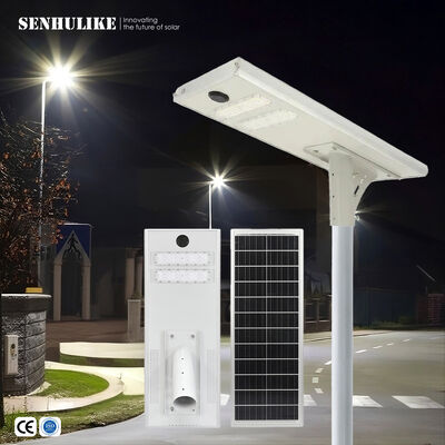 Good price Heavy Duty 100W Dual Module Solar Street Light Outdoor White IP65 LED for Village Roads online
