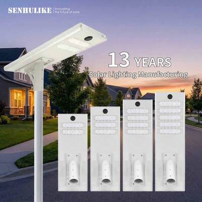 Goede prijs. 100W witte all-in-one dubbele module zonnelamp LiFePO4 batterij beveiliging online