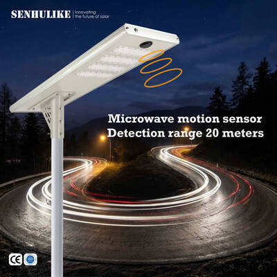Good price IP65 Waterproof 200W All-in-One Solar Street Light White 4 Modules Aluminum Built-in Lithium Battery for Highway Parking Lot online