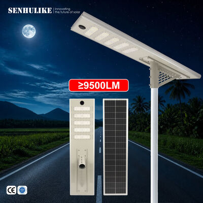 Good price Dusk to Dawn 250W All-in-One Solar Street Light 5 Modules White IP65 Waterproof Aluminum Built-in Lithium Battery online