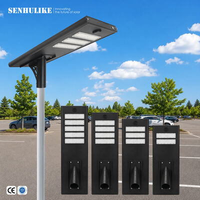 Goede prijs. Triple module 150W All-in-One zonne-strallamp Zwart IP65 Waterdicht Aluminium Ingebouwde lithiumbatterie Geen bedrading nodig online