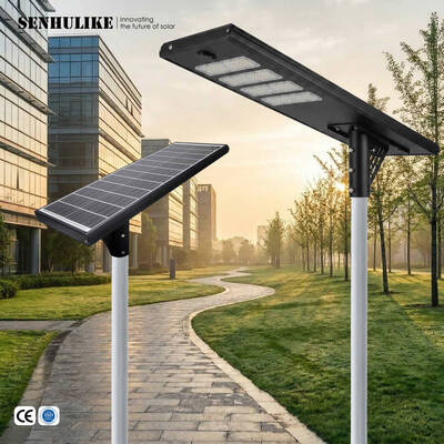 Ein guter Preis. All-in-One Solarstraßenleuchte 200W mit 4 Modulen, integriertem Lithium-Akku, IP65 Aluminiumgehäuse, Mikrowellen-Bewegungssensor Online
